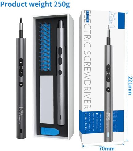 Mini Electric Screwdriver, LIFEGOO 58 in 1 Electric Screwdriver Kit with 50 Magnetic Bits, Digital Display Precision Electric Screwdriver Cordless Repair Tool for Phone Watch Camera Laptop in Kuwait