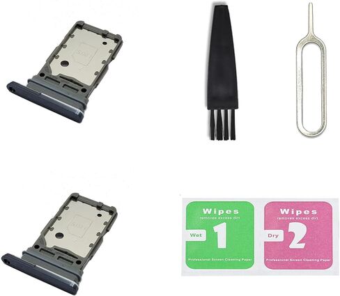 for Galaxy S21 Dual SIM Card Tray Replacement, Single SIM Card Slot Holder Compatible with Galaxy S21 (Phantom Grey) in Saudi Arabia