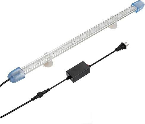 hygger 24.4 بوصة ضوء حوض السمك الغاطس الزجاجي فائق السطوع، 14 وات COB LED مقاوم للانفجار تحت الماء، ضوء خزان الأسماك، ضوء RGB LED لخزانات المياه العذبة 25 بوصة - 40 بوصة in Kuwait