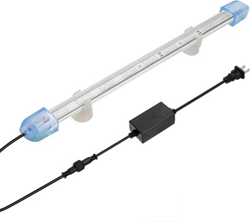 hygger 24.4 بوصة ضوء حوض السمك الغاطس الزجاجي فائق السطوع، 14 وات COB LED مقاوم للانفجار تحت الماء، ضوء خزان الأسماك، ضوء RGB LED لخزانات المياه العذبة 25 بوصة - 40 بوصة in Kuwait