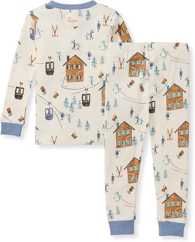 Burt's Bees Baby Baby Boys' Pajamas, Tee and Pant 2-Piece Pj Set, 100% Organic Cotton, Polar Mountain in Saudi Arabia