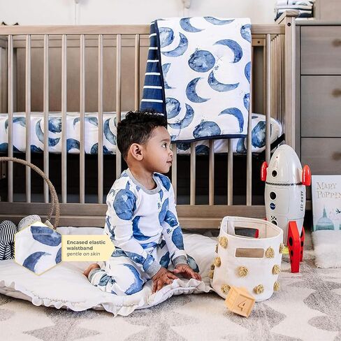 Burt's Bees Baby Baby Boys' Pajamas, Tee and Pant 2-Piece Pj Set, 100% Organic Cotton, Polar Mountain in Saudi Arabia