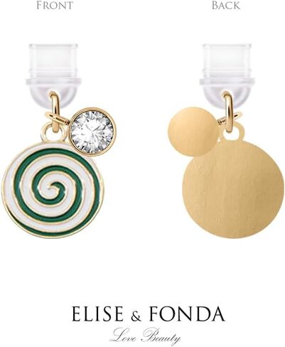 ELISE & FONDA TP316 Type-C USB منفذ شحن مضاد للغبار قابس حلوى عيد الميلاد للهاتف الخلوي لهواتف Samsung/Huawei/OnePlus/Xiaomi/oppo Android (أخضر) in Saudi Arabia