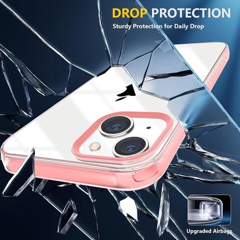 Crystal Clear Case for iPhone X/iPhone Xs, Soft Cute Flexible Multi-Color Thin TPU Shockproof Full Body Protective Girls Women Boy Men Cases for iPhone Xs/X 5.8", Pink(1-19) in Kuwait