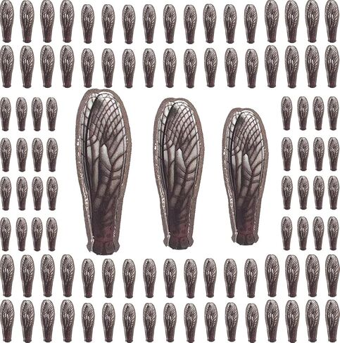 108pcs Fly Fishing Tying Materials Dry Fly DIY Binding Material Insect Wings Fishing for Trout in Saudi Arabia
