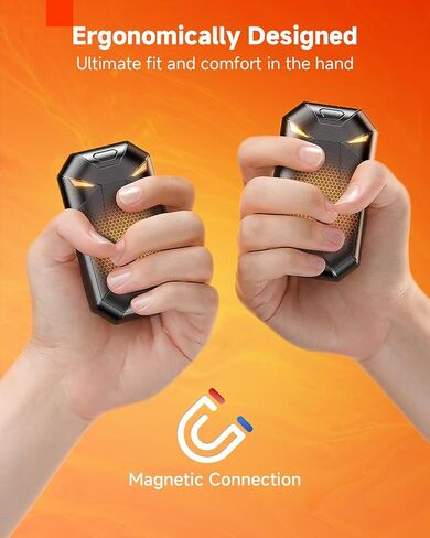 Hand Warmers Rechargeable - Ultra Light & Thin 8000mAh 2 Packs Electric Hand Warmer, Pocket-Sized, Up to 20Hrs - Stocking Stuffers for Him/Adults, Gifts for Men/Women, Camping Accessories/Hunting Gear in Saudi Arabia