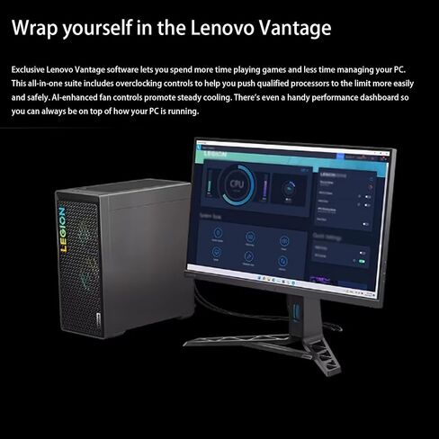 Lenovo Legion Pro Ryzen 7 RTX 4070 Ti Super Extreme Gaming Desktop, AMD Ryzen 7 7700, NVIDIA GeForce RTX 4070 Ti Super, 64GB RAM, 2TB SSD, Win 11 Pro, with Machenike Mechanical Keyboard Bundle in Saudi Arabia