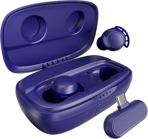 IAMJOY Wireless Gaming Earbuds, 20ms Low Latency Earbuds, Compatible with Meta Quest 3/2, PS5/4, with 2.4Ghz Dongle & Bluetooth, Game Earbuds with Mic for Steam Deck, VR, Switch, PC in Saudi Arabia