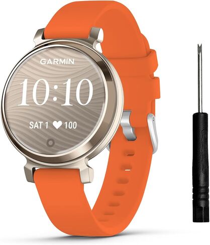 TopPerfekt Band Compatible with Garmin Lily 2, Slim Soft Silicone Quick Release Replacement Wristband for Lily 2, Garmin Lily2 Active (14mm) Smartwatch Strap in Kuwait