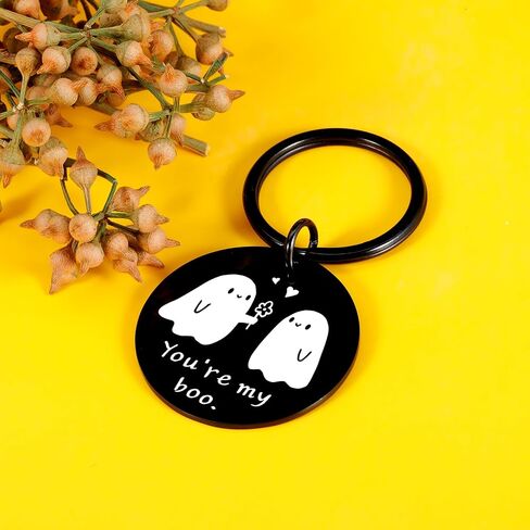 هدايا لصديقك أنت MY Boo Halloween Keychain مضحك الذكرى السنوية لحفلات الزفاف عيد الميلاد تخزين ستوفير شبح الحب بو سلة هدايا عيد الحب للزوجين صديقة بكميات كبيرة in Kuwait