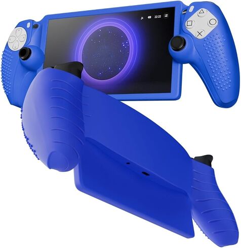 TNP Protective Case for PlayStation Portal - Silicone Skin Cover for PS Portal Shell with Anti-Slip, Shock-Absorption, Anti-Fingerprint, Scratch-Resistant, Black in Saudi Arabia