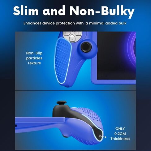 TNP Protective Case for PlayStation Portal - Silicone Skin Cover for PS Portal Shell with Anti-Slip, Shock-Absorption, Anti-Fingerprint, Scratch-Resistant, Black in Saudi Arabia
