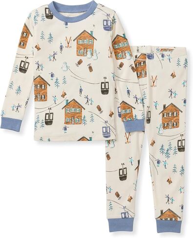 Burt's Bees Baby Baby Boys' Pajamas, Tee and Pant 2-Piece Pj Set, 100% Organic Cotton, Polar Mountain in Saudi Arabia
