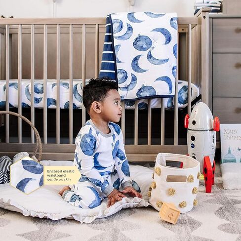 Burt's Bees Baby Baby Boys' Pajamas, Tee and Pant 2-Piece Pj Set, 100% Organic Cotton, Polar Mountain in Saudi Arabia