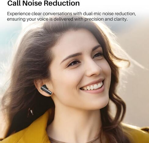 Vivid Wireless Earbuds, Active Noise Cancelling Earbuds with 1.75" Touch Screen, Bluetooth 5.3 Ear Buds with 47H Long Playtime, IPX4 Water-Resistant, 2 Mics for Clear Calls, 6 EQ Presets in Saudi Arabia