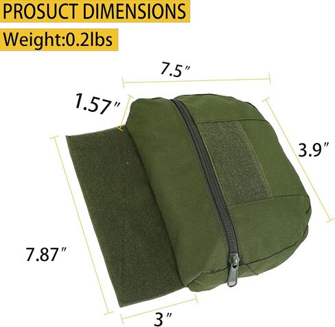 الحقيبة التكتيكية قطرة ، 1000D التكتيكية المتدلي الحقيبة التكتيكية تفريغ الحقيبة ل JPC CPC AVS التكتيكية سترة هوك وحلقة الحقيبة in Kuwait