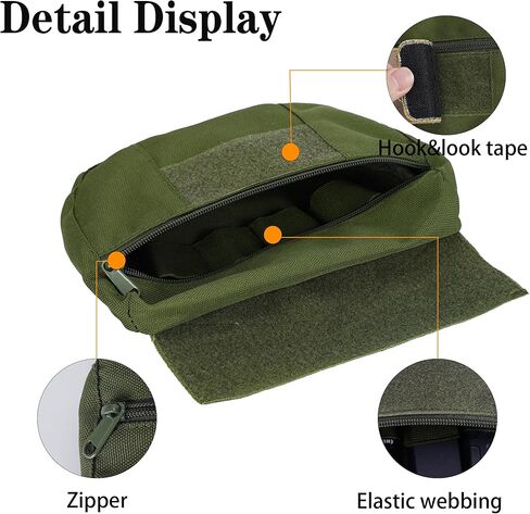 الحقيبة التكتيكية قطرة ، 1000D التكتيكية المتدلي الحقيبة التكتيكية تفريغ الحقيبة ل JPC CPC AVS التكتيكية سترة هوك وحلقة الحقيبة in Kuwait