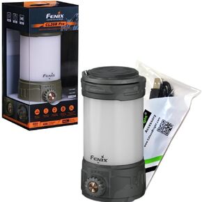 Fenix CL26R Pro 650 Lumen USB Rechargeable White/red Output Camping Lantern/Work Light, Rechargeable Battery with EdisonBright Charging Cable (Olive Darb)