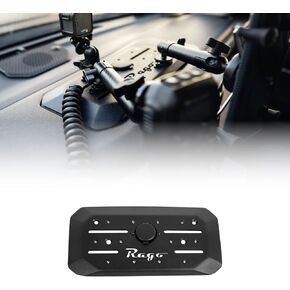 Rago Fabrication Digital Device Dash Mount for The 2022-2024 Toyota Tundra 3rd Gen | Included Dual USB Port | Phone, Tablet, GPS, & CB Radio Mic Mount Ready | Drilling Required | Made in The USA