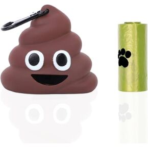 CZA Funny Dog Poop Bag Holder: Your Dog's #2 Sidekick + FREE Earth-Friendly Poop Bags for Guilt-Free Cleanup!