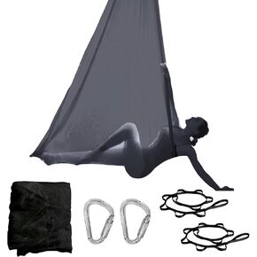 6M/6.5 Yards Photography Props Kit Transparent Shiny Hammock Fabric for Shooting Props with Hardware for Artistic Portrait Photography Studio
