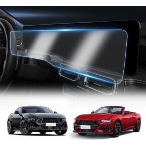 KUNGKIC For Ford Mustang 2024 2025 Screen Protector Center Console Navigation Display Protective TPU Clear Film