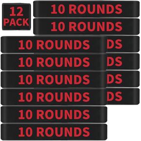 12 Pack Miaozhun 10 Rounds Magazine Marking Bands Holster Accessories for 10 Round 10/30 Magazine