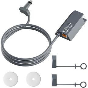 Starlink Ethernet Adapter for Starlink Gen 2, Starlink Ethernet Adapter Gen 2, Wired Network Connection for Starlink Actuated Gen 2 with Rectangular Satellite Dish, RJ45 Gigabit Port, Grey