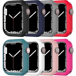 BOTOMALL Soft Ultra-Thin Cover Compatible with Apple Watch Case 49mm 46mm 45mm 44 42 41 40 38mm,[NO Screen Protector] Flexible TPU Lightweight Protective iWatch Bumper