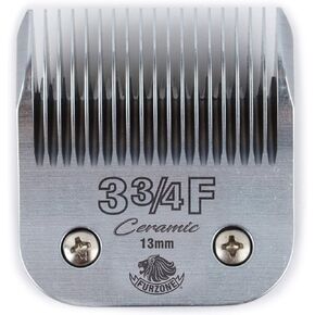 Detachable Ceramic Blade - Size 3 3/4F Blade 1/2", Made of High-Tech Ceramic Materials, Compatible with Most Andis, Oster, Wahl A5 Clippers