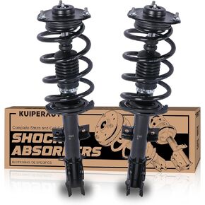 171348L 171348R 37240 4PCS Complete Front Rear Struts Assembly Compatible for 2001-2007 Toyota Sequoia (4WD RWD) Front & Rear Coil Spring Shock Absorber