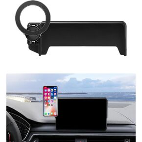 Car Phone Holder for Audi A4 2020-2025 Accessories / Q5 2021-2025 Accessories / A5 2020-2025 Accessories 10.1-inch Screen Fixed Clip, Phone Mount Compatible with MagSafe, Cell Phone Holder