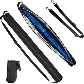 Super Large Golf Beer Sleeve for Golf Bag with 7 Reusable Cold Packs - L-Size: 7 Cans Golf Cooler Bag - Great Golf Gift - Golf Bag Beer Cooler Sleeve - Beer Holder Sling Keeps Beverages Cold