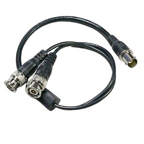 BNC Splitter Cable BNC Female to Dual BNC Male Connector Adapter Cable for Cameras and Video Equipment（0.4m）