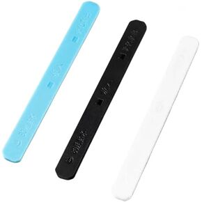 3 Pack Cable Protector Hot Melt Cool Hard Silicone Rubber Strip to Adhesive Sleeve Deformable DIY Protective Case Saver for Earphone Charging Cables Repair Headphone Cord Wire