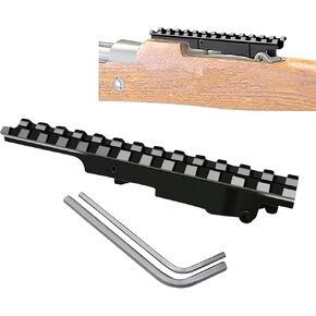 GOTICAL Mauser K98 7/8 Weaver Picatinny Rail Base Scope Rear Sight Mount Accessory (Pack of 1 - Mauser K98 7/8 Rail)
