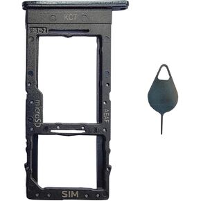 Ubrokeifixit Galaxy A51 5G A516 Micro SD Card Tray، فتحة واحدة لبطاقة Sim واحدة بديلة لهاتف Samsung Galaxy A51 5G A516U A516U1 A516V A516F 2020 (A516U1-أسود)