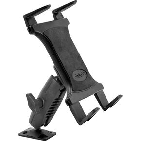ARKON Mounts - Heavy Duty Drill Base Tablet Mount Secure Grip Versatile Compatibility Professional-Grade Durability Easy Installation Sturdy Tablet Mount | Fits iPad and Samsung Tablets