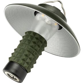 Mini LED Lantern, Rechargable Portable Campingt Flashlight, 3 Lighting Modes Camping Light for Outdoor Hiking Emergency, Khaki