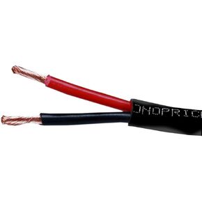 Monoprice Speaker Wire, CL2 Rated, 4-Conductor, 18AWG, 100ft, Black