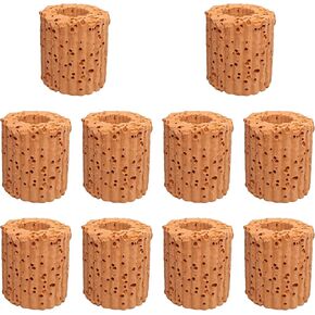 10PCS Aquarium Plant Anchor Aquarium Plant Holder Fish Tank Plant Cultivation Fixing Ring Base 25mm Aquarium Plant Ceramic Plant Pot