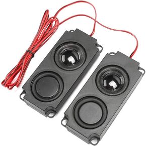 Greensen Portable Internal Speaker 8Ω 5W Magnetic Heavy Bass Audio Cavity Dual Speaker ABS Black for TV Monitor Advertising Machines