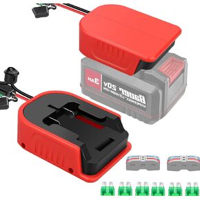 for V20 Craftsman 20V Battery Power Wheel Adapter，Power Wheels Battery Converter Kit with Fuses & Wire Terminals, 14AWG Wire, Power Connector for DIY Rc Car Toys, Robotics,Rc Truck
