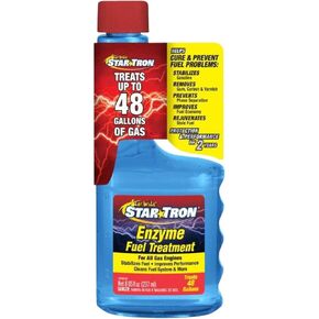 STAR BRITE Star Tron Enzyme Fuel Treatment SEF Gasoline Formula - 1 oz. Treats 6 Gallons - 8 OZ (14308) Blue