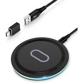 Wireless Charger Google 9 8 Pro Phone Fast Charging Pad for Google Pixel 9 Pro XL Fold 8a 7a 8 7 Pro, Samsung Galaxy S24 S23 Ultra S22 S21 Z Fold SE Flip 6 5, 15W Wireless Charger Station Charging Mat in Kuwait