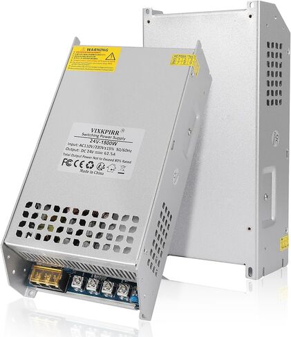 New Version DC 24V 62.5A 1500W Power Supply, 110V AC to 24V DC Converter Switching Power Supply Transformer Adapter SMPS AC to DC Converter Switch Power Supply Max 62.5A 1500W in Saudi Arabia
