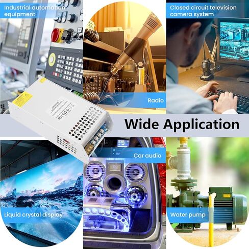 New Version DC 24V 62.5A 1500W Power Supply, 110V AC to 24V DC Converter Switching Power Supply Transformer Adapter SMPS AC to DC Converter Switch Power Supply Max 62.5A 1500W in Saudi Arabia