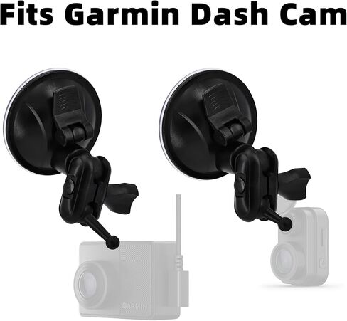لشاحنة Garmin RV GPS Mount dezl OTR1020 820 720 620 RV 1095 895 795 Overlander DriveSmart 86 76 66 ولحامل Garmin Car GPS Nuvi ولحامل Garmin Dash Cam على الزجاج الأمامي (6 رؤوس كروية) in Kuwait