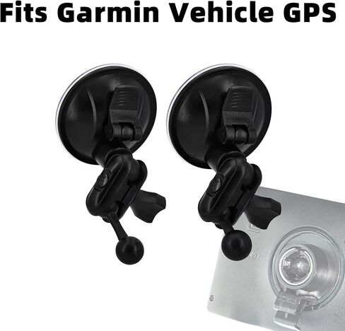 لشاحنة Garmin RV GPS Mount dezl OTR1020 820 720 620 RV 1095 895 795 Overlander DriveSmart 86 76 66 ولحامل Garmin Car GPS Nuvi ولحامل Garmin Dash Cam على الزجاج الأمامي (6 رؤوس كروية) in Kuwait
