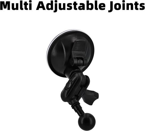 لشاحنة Garmin RV GPS Mount dezl OTR1020 820 720 620 RV 1095 895 795 Overlander DriveSmart 86 76 66 ولحامل Garmin Car GPS Nuvi ولحامل Garmin Dash Cam على الزجاج الأمامي (6 رؤوس كروية) in Kuwait